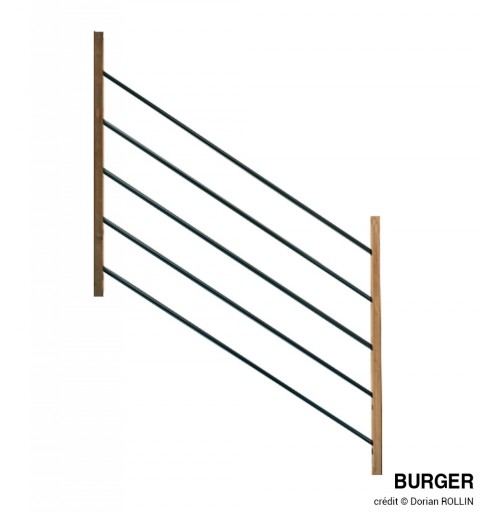 Rampant d'escalier MOKA 120 cm