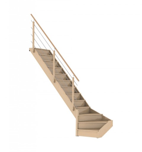 Escalier en kit NOVAH 1/4...