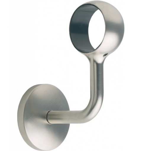 Platine coudée murale NICKEL